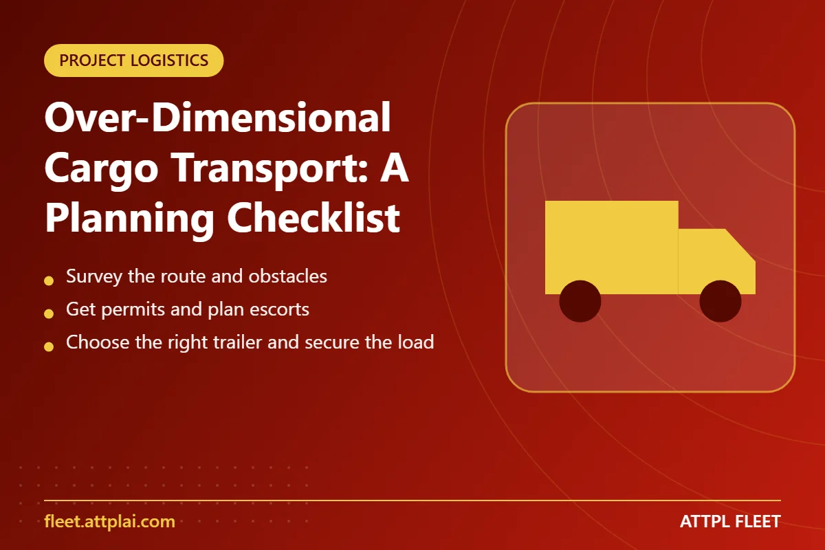 Over-Dimensional Cargo Transport: A Planning Checklist - key points